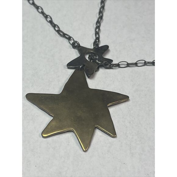 Robert Lee Morris Gold Star Necklace - Picture 2 of 9